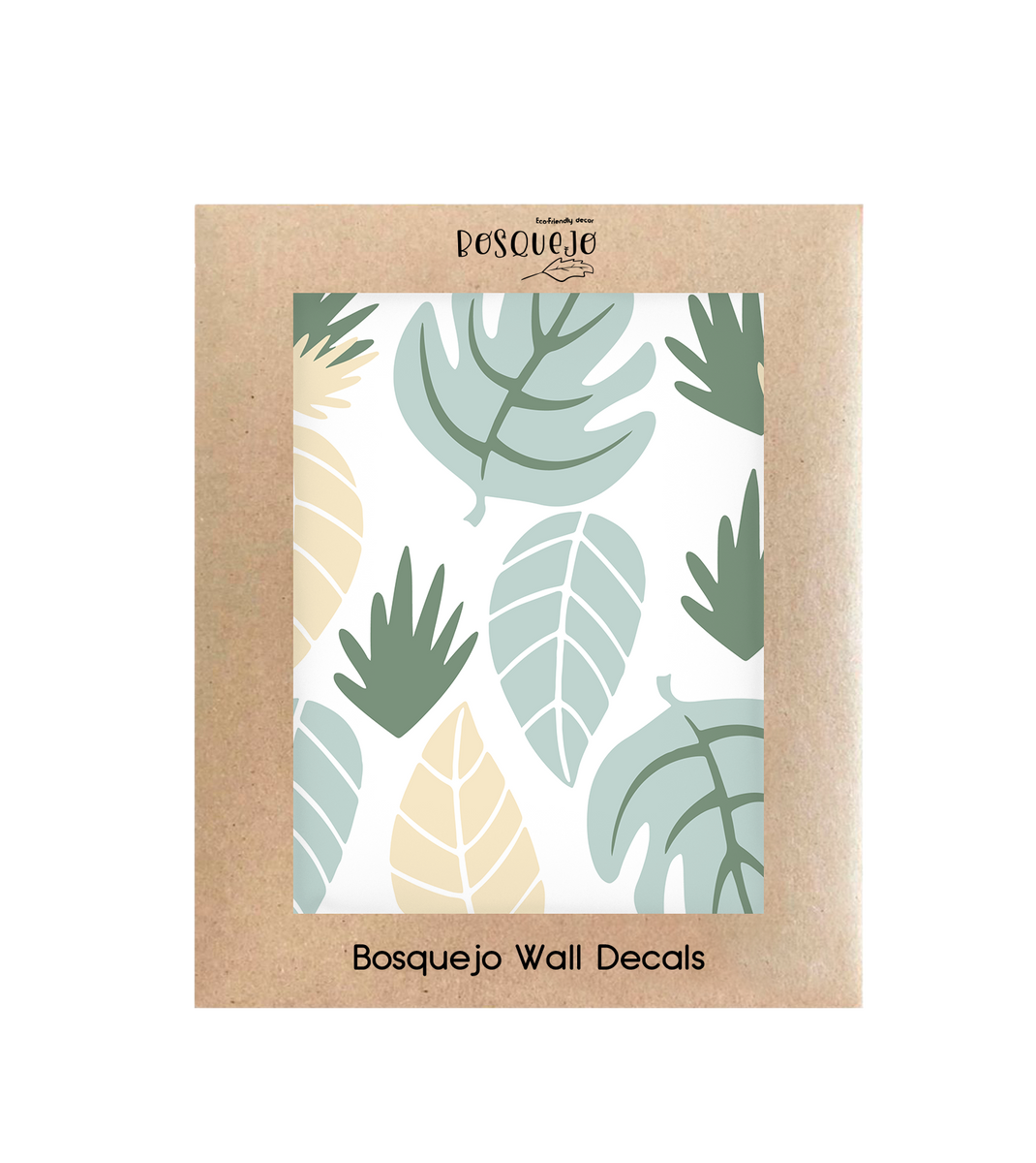 JUNGLE LEAVES WALL DECALS Bosquejo